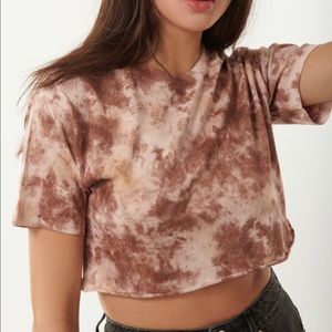 Garage Tie Dye Crop T-shirt
